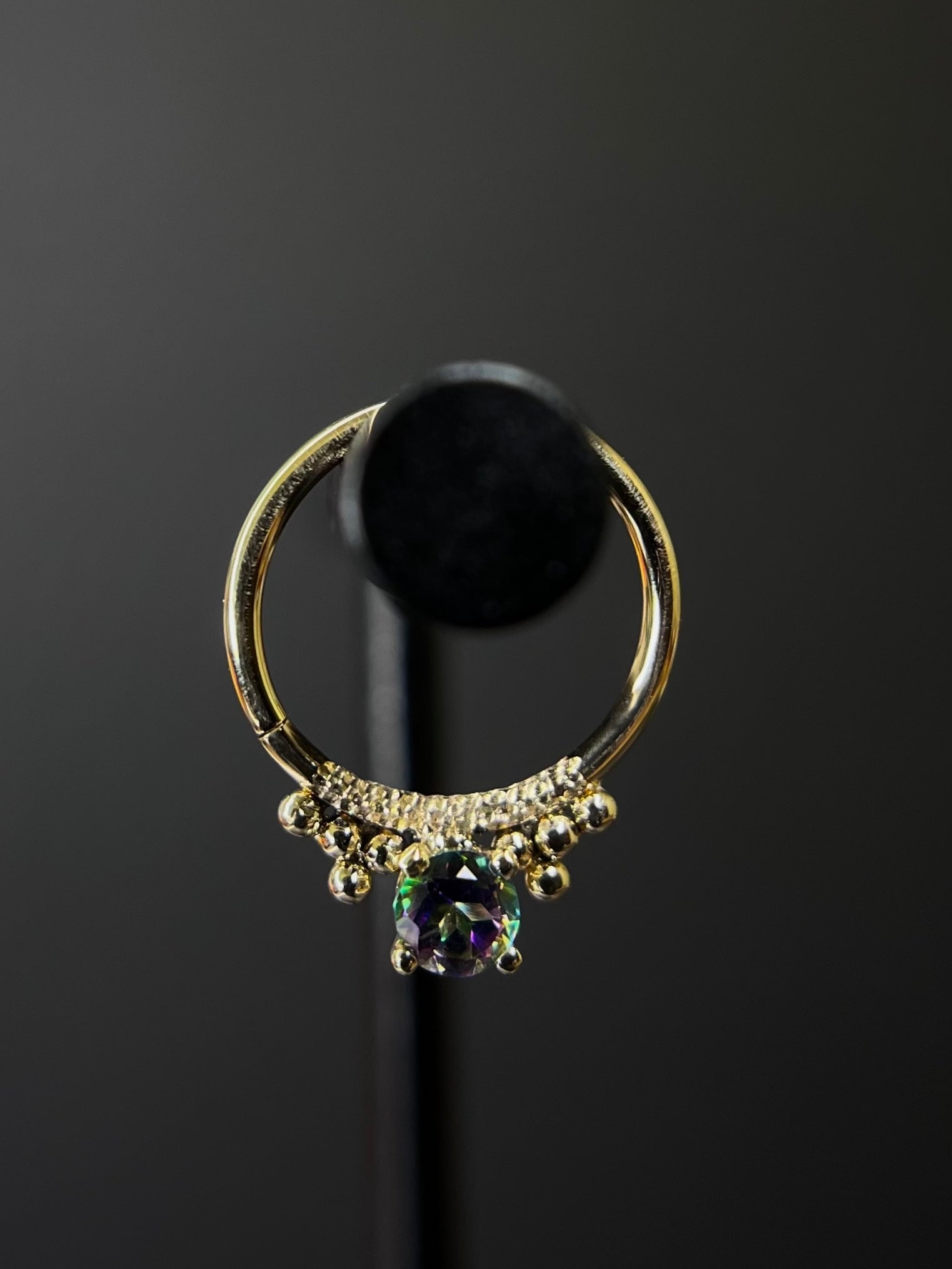 Dusk Seamless Mystic Topaz Ring