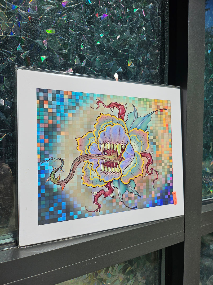 "Pixelated Predator" Print