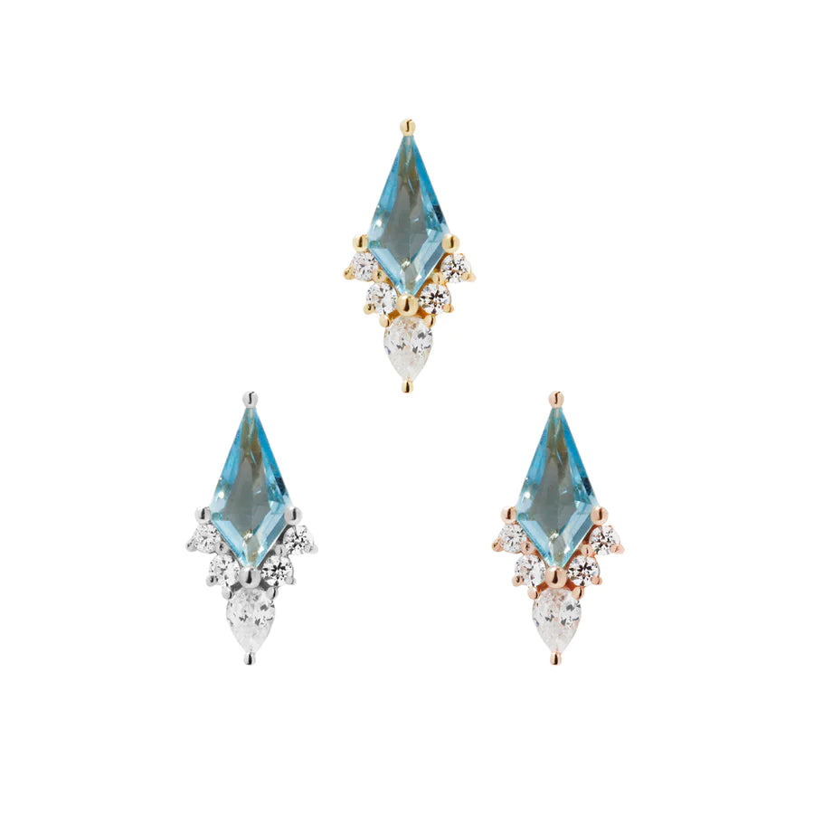 BJO Afterglow - Swiss Blue Topaz/CZ