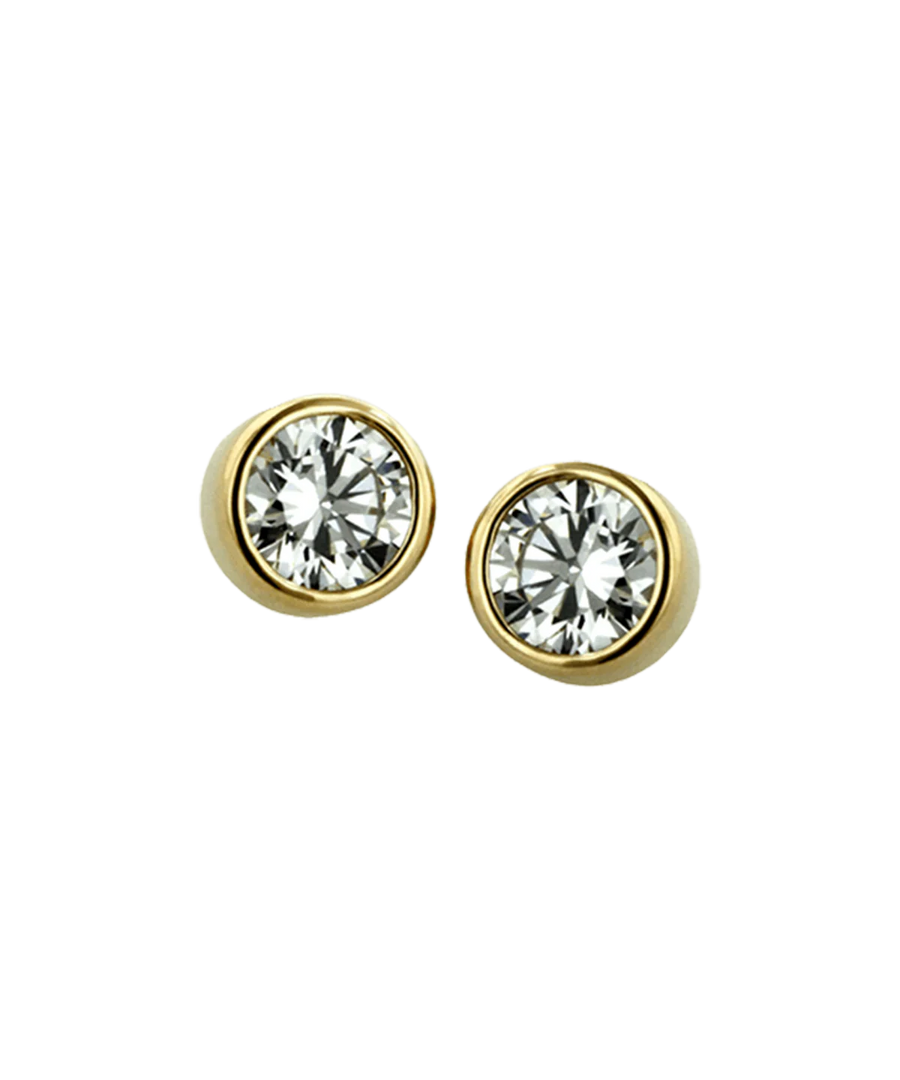 Anatometal 14G Bezel Faceted Gem