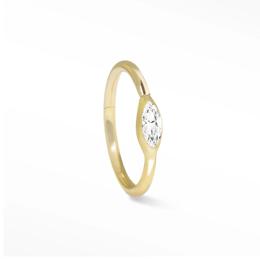 Nina Wynn Moissanite Marquise Hinge